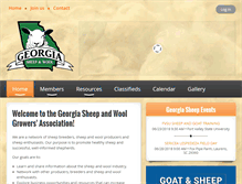 Tablet Screenshot of gasheepandwool.org